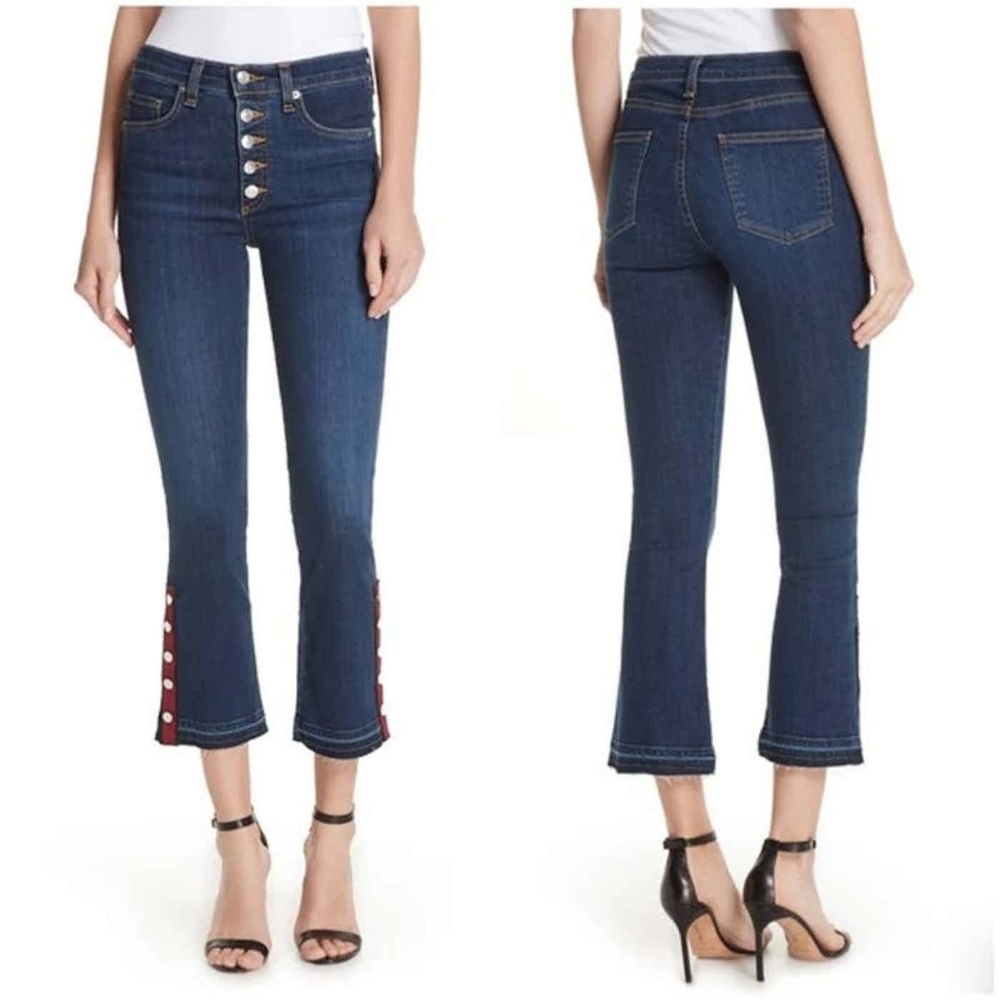 Veronica Beard Carolyn 10" baby bootcut jeans 24